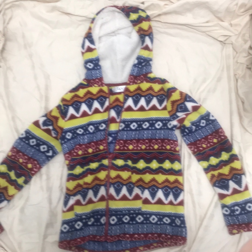 Fuzzy Hooded Girls Coat